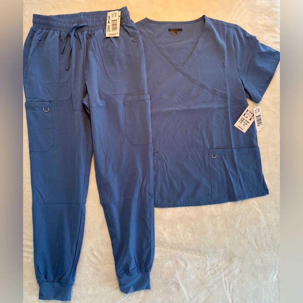NWT Empire Trend | M Pants XL Top | Women’s Cecil Blue Scrubs Set Style: 323308